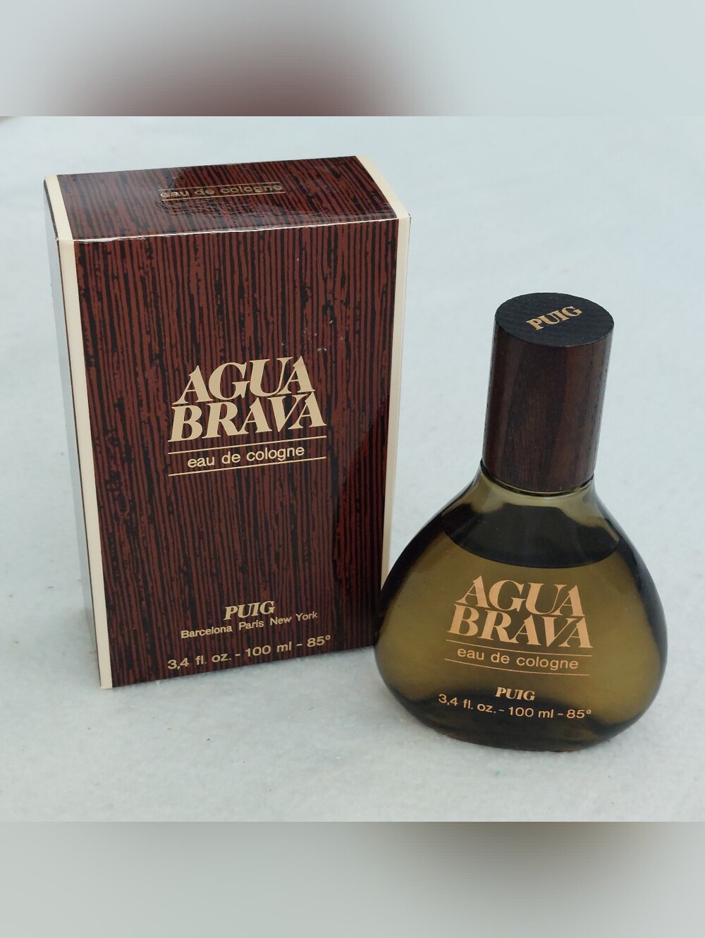 PUIG AGUA BRAVA Men Eau de Cologne 3.4oz / 100ml NIB